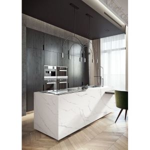 Cheap GREEN GUARD Quartz Stone Countertops 20mm 30mm Quartz Kitchen Counter Tops for sale