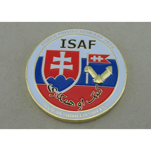 Quality Rope Edge Personalized Coins Zinc Alloy Die Casting Enamel Gold wholesale