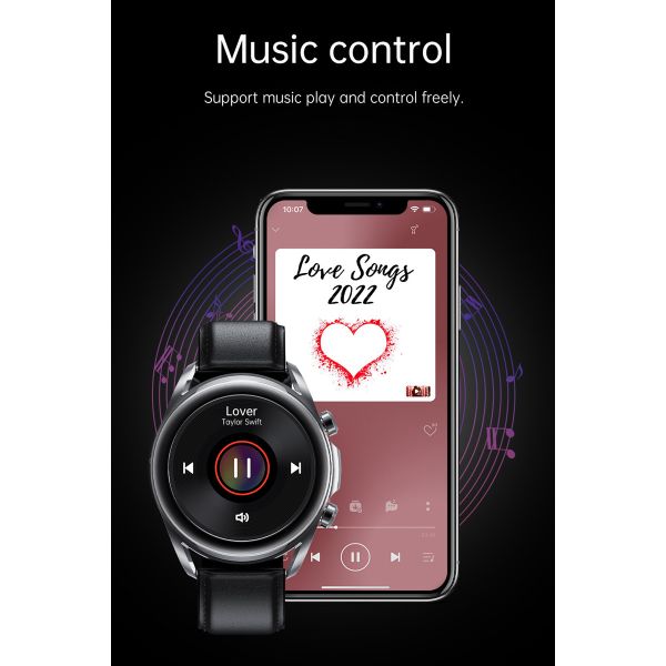 T12 SP02 Calorie Counter Watch With 500Nits 1.85 Inch TFT Screen