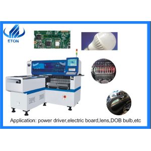 SMT machine can mount components for 0402-17mm, producing lens,led tube,led bulb
