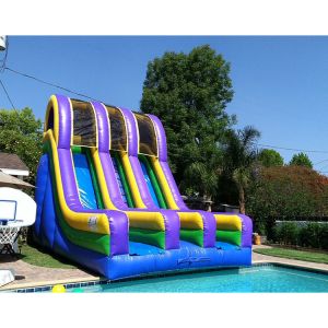 Cheap Jumper House With Pool Inflatable Water Slide 40 Ft Mini Triangle Bounce House for sale