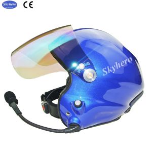 Hot sale Noise cancel Powered paraglider helmet Blue paramotor helmet Color blue