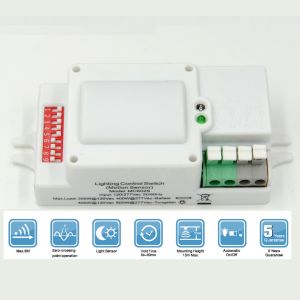 Induction Microwave Radar Sensor AC 120 ~ 277V 50Hz 5.8GHz Body Motion HF