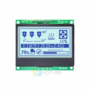 3.0" 128x64 Graphic LCD Display Module | ST7565R | SPI | Gray Background with