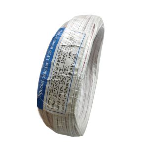 High Resolution LED Monitor Cable White 2C*20/0.18mm2 For Clear Visual