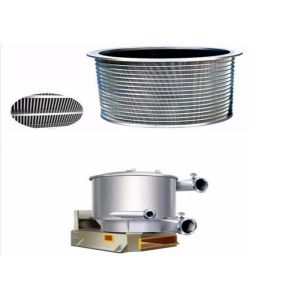 SS 304 material Wedge Wire Screen Basket with 0.1mm slot For pulp screening