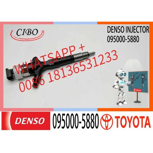 Factory Direct 095000-5880 Deal New Diesel Injector 095000-5880 23670-30050 Injector for Toyota Hiace Hilux 1KD-FTV 2KD-FTV