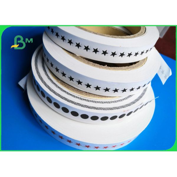 Slitting Straw Packing Paper FDA Disposable 14mm 15mm Width Slitting Straw Packing Paper For Coffee Drinking