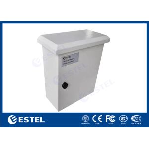 Rainproof Robust IP55 Outdoor Pole Mount Enclosure With Back Panel / Circuit