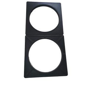 Anti Slip Traffic Cone Rubber Base 1.5g/cm3 370x370mm For 14.5" Traffic Cone