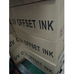 Screen Printer Plate Type UV Offset Ink With Mercury Lamp Curing Efficiency