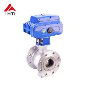 Ti Electric V-Port Ball ValvesTitanium Gr5 Gr7 6 Inch Ball Valve Class 150 DN 15-250