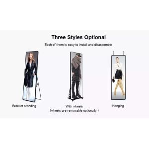 320x160mm Stations Led Poster Stand With Cascade Connection