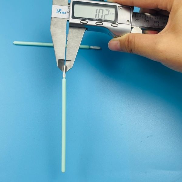 1mm Thickness Flexible Polyester Tipped Swabs Cleanroom Lint Free Cleaning Stick
