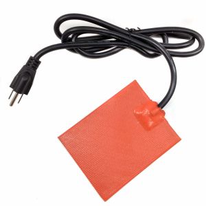 China 300W Flexible Silicone Heater 220 Volt 1.5mm Rubber Heating Blanket on sale