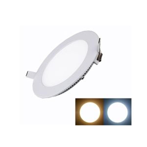 Round 5W SMD Ceiling Recessed Downlight With AC 85V - 265V Build - In LED Driver
