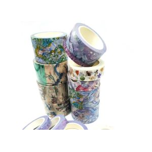 China Decorative Gold Foil Printing Patterned Washi Tape on sale