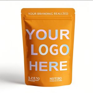 Food Safe Frosted Mylar Stand-up Zipper Bags With Box Fda / Sgs / Rohs Certified