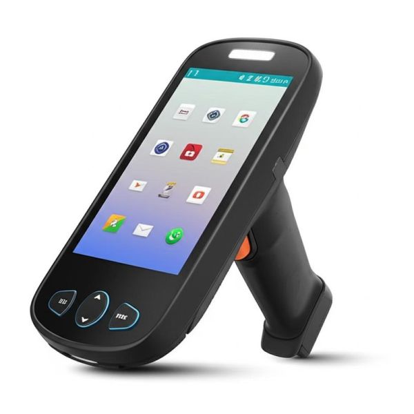 Black Handheld 2D Barcode Scanner with Quad-core 1.3GHz CPU Fast and Accurate