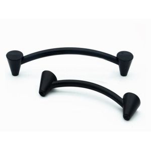 Black Furniture Handles And Knobs 96mm 30mm Round Knob Iso 9001 Certificate