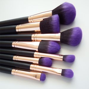 Eight Pieces Per Set Vegan Makeup Brush Set Private Label Acceptable
