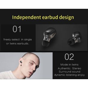 Wireless Bluetooth earphones XG-60S with wireless charging box