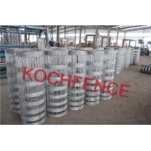 50m / Roll Heavy Duty Galvanized Field Fence , 1.5m High Livestock Wire Fence