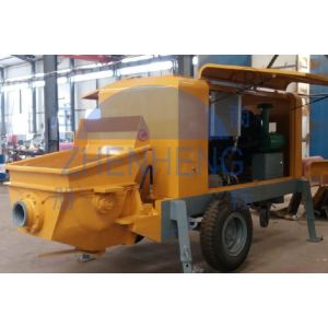 Piston Type Diesel Concrete Pump 20m3 / H Output Durable Easy To Move