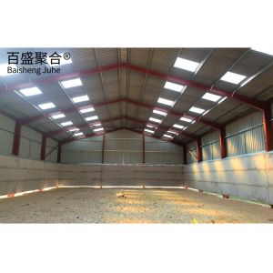 China Hot Galvanizing Steel Pig House And Livestock / Cow / Sheep Sheds Steel Poultry Shed Construction Frames on sale