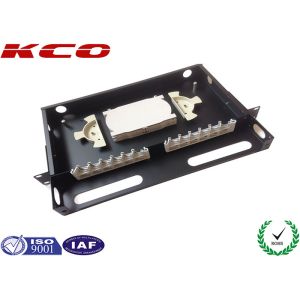 Fiber Optic Distribution Panel 1U 24 Cores Fix Type , Optical Terminal Box