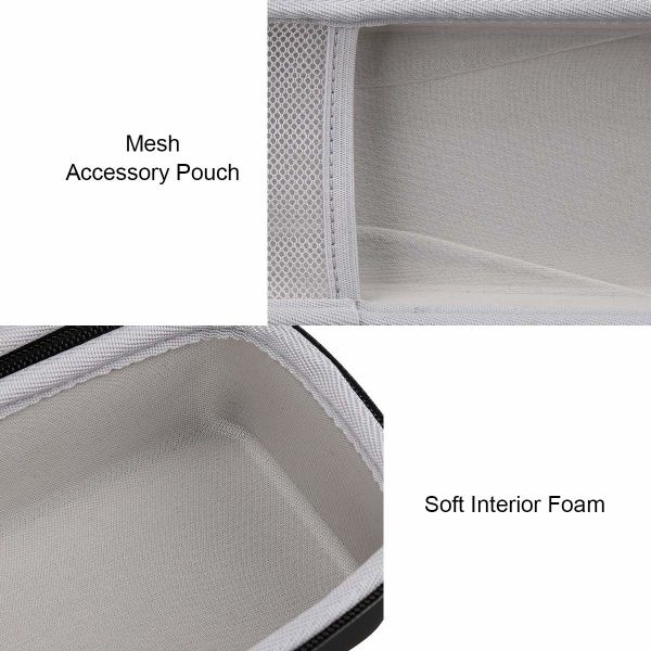 Hard EVA Curling Wand Travel Case Shape Foam Lining