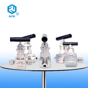 6000psi SS304 Double Ferrule High Pressure Needle Valve 1/4" NPT