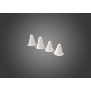 White Stable Boron Nitride Ceramic Crucible With Lid High Temperature Resistance