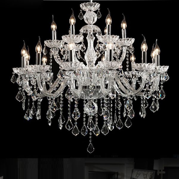 Affordable crystal chandelier lighting Transparent Color (WH-CY-08)