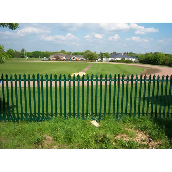 Anti Climbing 10ft Height Steel Palisade Fencing For Backyard Privacy