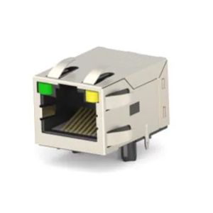 Cheap 5-2337992-3 8P8C Industrial RJ45 Magnetic Jack 1X1 With LEDs for sale