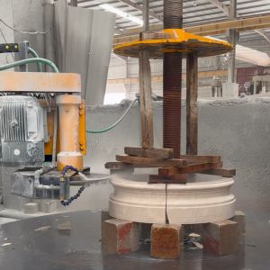 CNC Column Cap & Base Profiling Machine For Precise Shaping And Cutting