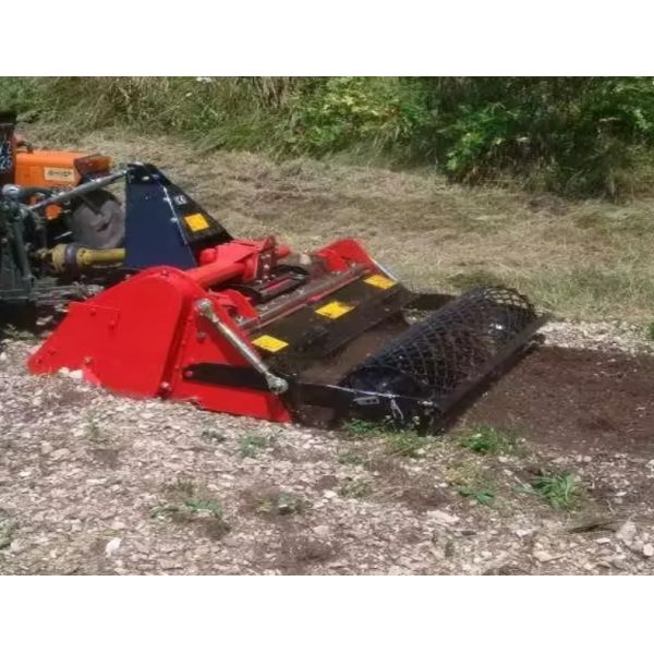 Agriculture Rock Picker 3 Point Linkage Rotary Tiller For Tractor Stone Burier Cultivator