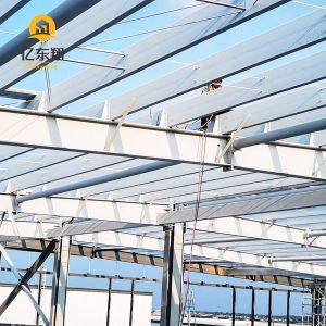 Welded Or Bolted Connection Prefab Steel Structure Warehouse With Large Span