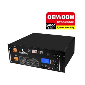 Household Stackable LiFePo4 Battery 24V 200ah 5000wh Rack Mounted Lithium