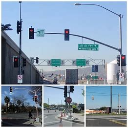 Quality 16m Height Wind Proof Dodecagonal Traffic Light Pole wholesale