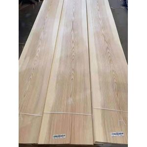 China ODM Engineered White Ash Wood Veneer 120mm Width Plain Sliced on sale