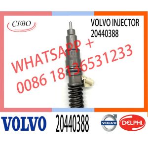 Fuel injector 20440388 2044-0388 for VOL Excavator engine EC360 EC460