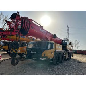 China USED SANY 2019 80 ton Mobile Crane STC800T6 Lifting Equipment Machinery China Export on sale