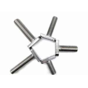 Stainless Steel Clamp T Slot Columnar Head Half Threaded Bolt SS316 A2 70 A2-80