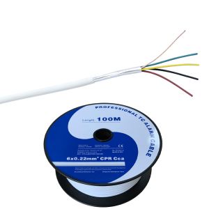 Copper Conductor 10x0.22mm2 Unshielded Stranded TCCAM PVC Insulation and Jacket