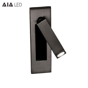 Rotate recessed mounted bedside wall lamp/led reading light led bed wall light