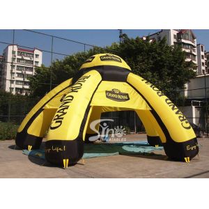9m outdoor grand royal ceremony inflatable advertising tent with 6 legs printed