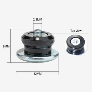 7-10mm Zinc Plated Tire Studs with Carbide Non-Slip Core for Repairing Worn-Out