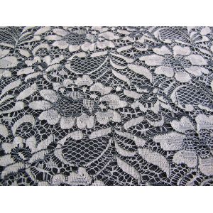 Guipure Corded Lace Fabric , Shrink-Resistant Polyester Nylon Fabric CY-LW0633